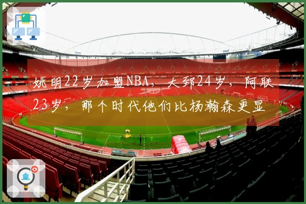 姚明22岁加盟NBA，大郅24岁，阿联23岁，那个时代他们比杨瀚森更显成熟